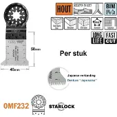 Cmt Instickssågblad OMF232 Long Life; BiM; 45 mm; 1 st.