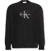 Calvin Klein Jeans Sweatshirt senap / svart / vit