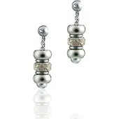 Time Force Ts5137ps Earrings Silver Man