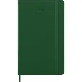Moleskine Classic Hard 12M veckokalender stor Myrtle Green 2026