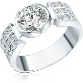 Rafaela Donata Ring silver / transparent