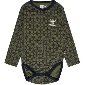 Hummel Body l/ä - hmlCheck - Kalamata - - 3 år (98) - Body L/Ä