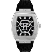 Philipp Plein PWPUA0524 The Hexagon Phantom Herrklocka 44mm svart
