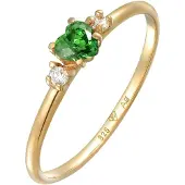 Elli Ring 'Grünes Herz' guld / grön
