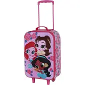KARACTERMANIA Disney Princess Flowers Soft 3d Trolleyväska