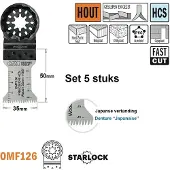 Cmt Instickssågblad OMF126; HCS; 35 mm; 5 st.