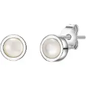 Glanzstücke Örhängen silver / pärlvit