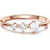 Glanzstücke Ring opal / roséguld