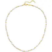 Eastside Halsband guld / vit