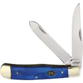 Frost Cutlery Trapper Blue Smooth Bone