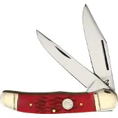 Frost Cutlery Folding Hunter Red Bone