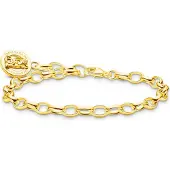 Thomas Sabo Haribo gold-plated charm bracelet with goldbears logo armband X0291-413-39-L19