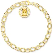 Thomas Sabo Haribo gold-plated charm bracelet with goldbears logo armband X0291-413-39-L17