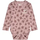 Hummel Body l/ä - hmlFjora - Adobe Rose - - 1 år (80) - Body L/Ä