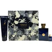 Versace Dylan Blue parfymset, EDT 100 ml + duschgel 150 ml + mini-EDT 5 ml