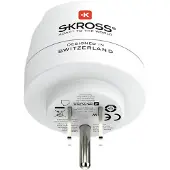 Skross Europe to USA, Typ B, Typ C (Europlug), 100-240 V, 15 A, Vit, 3750 W
