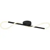 QAZQA Modern taklampa svart inkl. LED 3-stegs dimbar - Keri