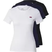 Levi's T-shirt 'Essential Tee (3-Pack)' blå / svart / vit