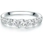 Trilani Ring silver / transparent