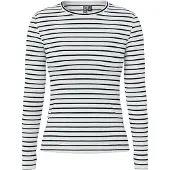 Pieces T-shirt 'PCRUKA' svart / vit