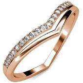 MYC Paris Tiryns ring - roséguld och kristall
