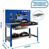 Simon Rack Simonwork (bancos De Trabajo) Bt2 Box Arbetsbänk 1445x1210x610 Mm