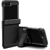 Spigen Tough Armor Pro MagFit - Baksidesskydd för mobiltelefon - termoplastisk polyuretan (TPU), polykarbonat - svart - för Samsung Galaxy Z Flip7 FE