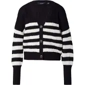 Vero Moda Kofta 'VMLEA' svart / vit