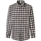 Pepe Jeans för män. PM3090825 Clermont marinblå skjorta (S), Casual, Bomull, Lång ärm, Marino