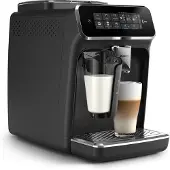 Philips 3300 series EP3341 - Automatisk kaffekokare med mjölkskummare - 15 bar - glänsande svart