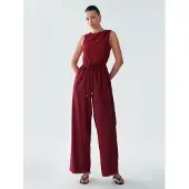 BWLDR Jumpsuit 'Paige' röd