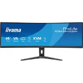 Iiyama G-MASTER 45 LCD Curved Bus, UWQHD, 114,3 cm (45), 5120 x 1440 pixlar, Dual QHD, LED, 0,8 ms, Svart