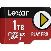 Lexar PLAY PRO - Flash-minneskort - 1 TB - Video Class V30 / UHS-I - mikroSDXC UHS-I
