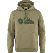 Fjällräven - Sweatshirts - Fjällräven Logo Hoodie M Light Olive för UnisexBomull - Storlek XL - Grön