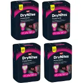 DryNites Absorberande Byxblöjor För Flickor 64 Enheter