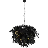 TRIO Leavy Taklampa 70 cm 4xE14 Svart