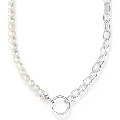 Thomas Sabo Charm Club Charm carrier pärlhalsband KE2188-082-14-L45v