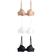 Next Behå beige / svart / vit