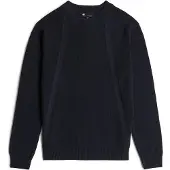 G-Star Structure Ribbed Knit Pullover - Dark blue - Men