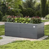 PRIMEYARD Odlingslåda, 75 x 175 x 78 cm, stål, antracit