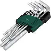 Sata Hylsnyckelsats S09107A; HEX; 1,5-10 mm; 9 st.