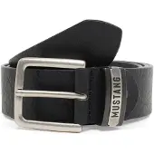 Mustang Bälte svart / silver