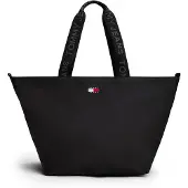 Tommy Hilfiger Shoppingväska 'ESS' röd / svart / vit