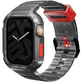 Super Merchant Fodral till Apple Watch 45mm Skinarma Saido Rökigt