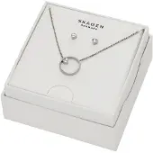 Skagen Kariana silverfärgat hjärtsmyckeset SKJB1016SET