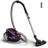 Philips Dammsugare med påse - PHILIPS - XD3100/06 - Serie 3000 Performer Compact - 900W - 79db - Lila