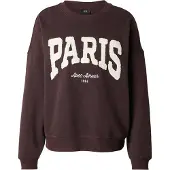 JDY Sweatshirt 'JDYMESA' beige / mörkbrun