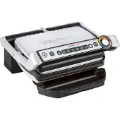 Tefal Kontaktgrill - - NEU GC705D - Rostfritt stål - Non-stick tallrikar - Svart
