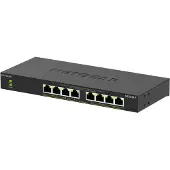 Netgear Switch PoE Gigabit - - GS308LP - 8 portar - 123W budget PoE - Icke hanterad