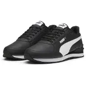 Puma Låg sneaker 'Runner V4' svart / vit